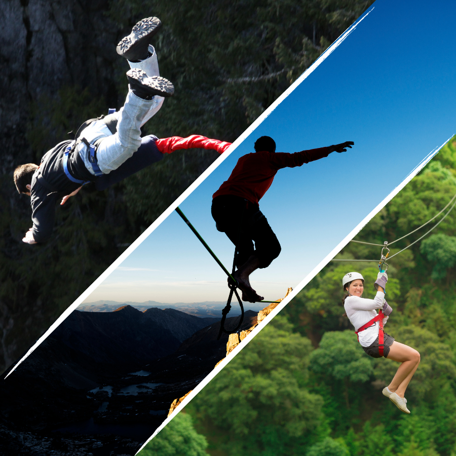 Bungee, Slack Line, Zipline