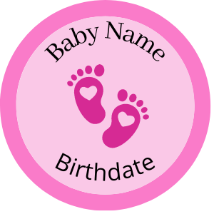 Baby Girl Footprints