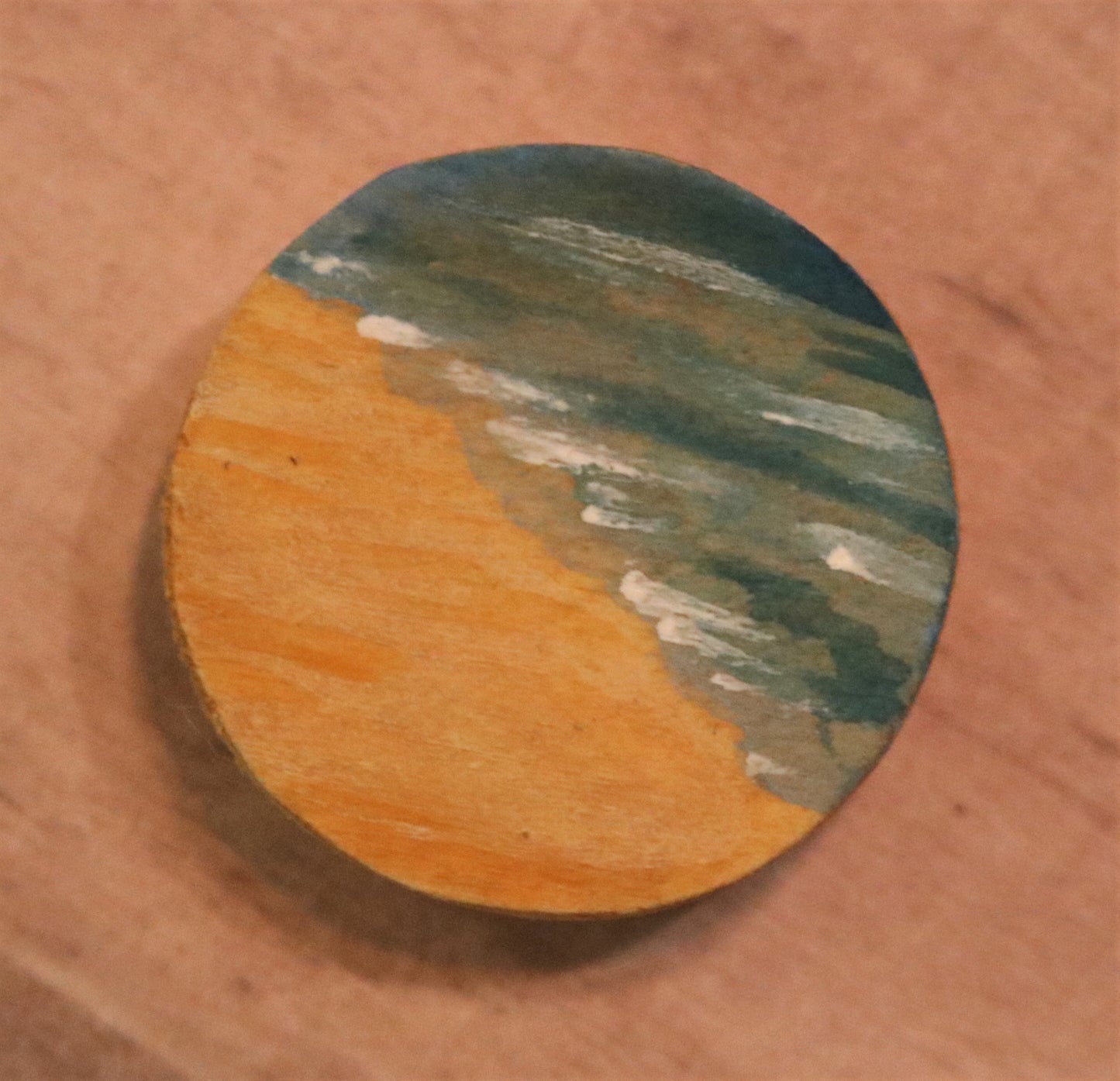 Surf Line Hand-Painted Token