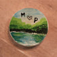 Lake View Hand-Painted Token