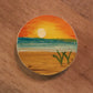 Sunset Horizon Hand-Painted Token