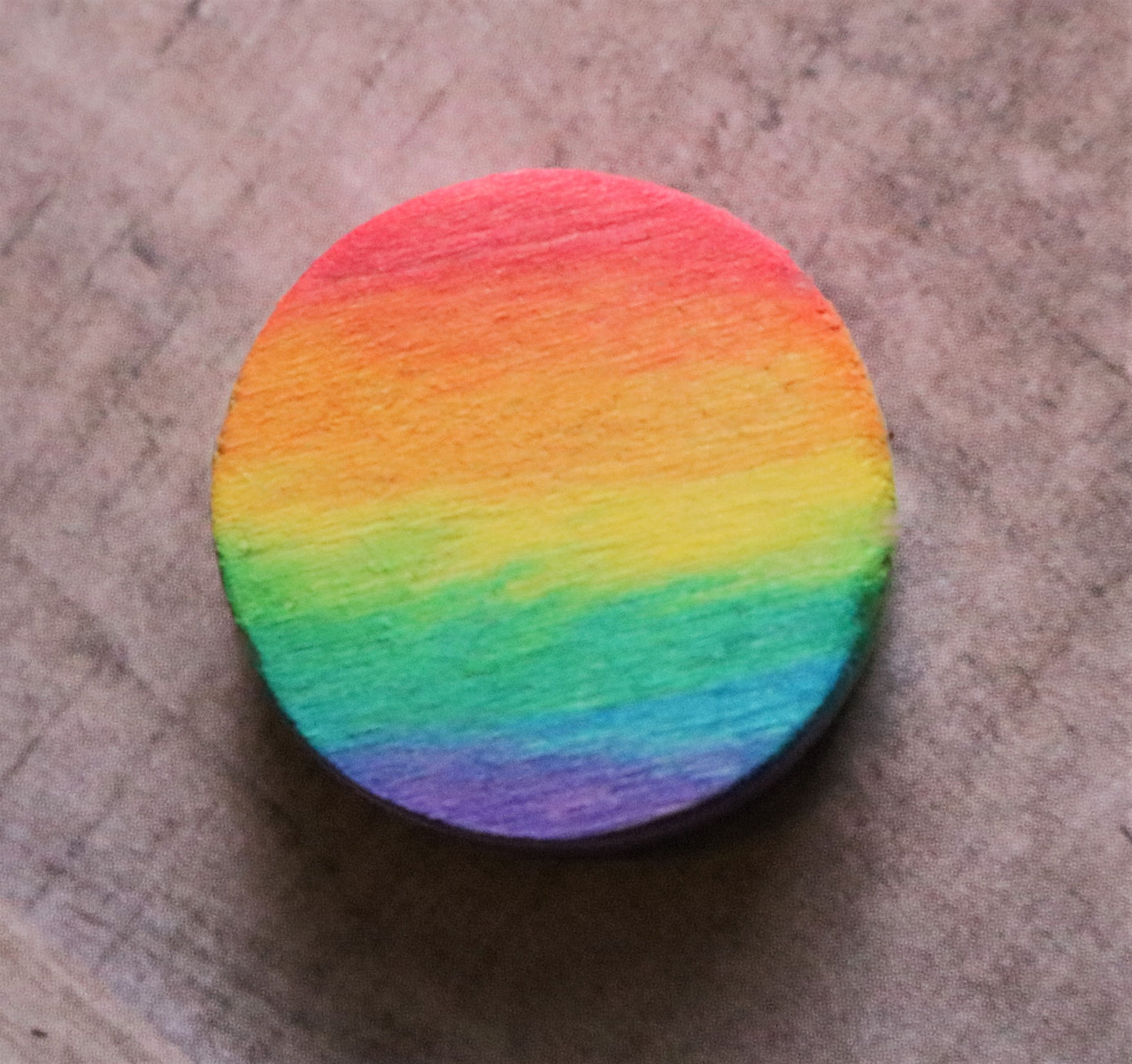 Rainbow Hand-Painted Token