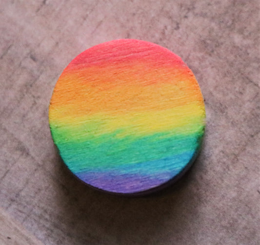 Rainbow Hand-Painted Token