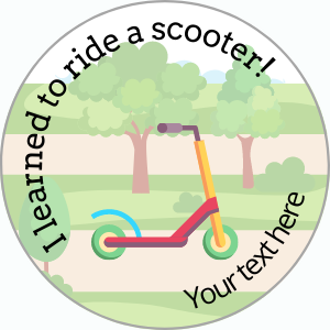 I Learned To Ride My Scooter