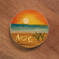 Sunset Horizon Hand-Painted Token